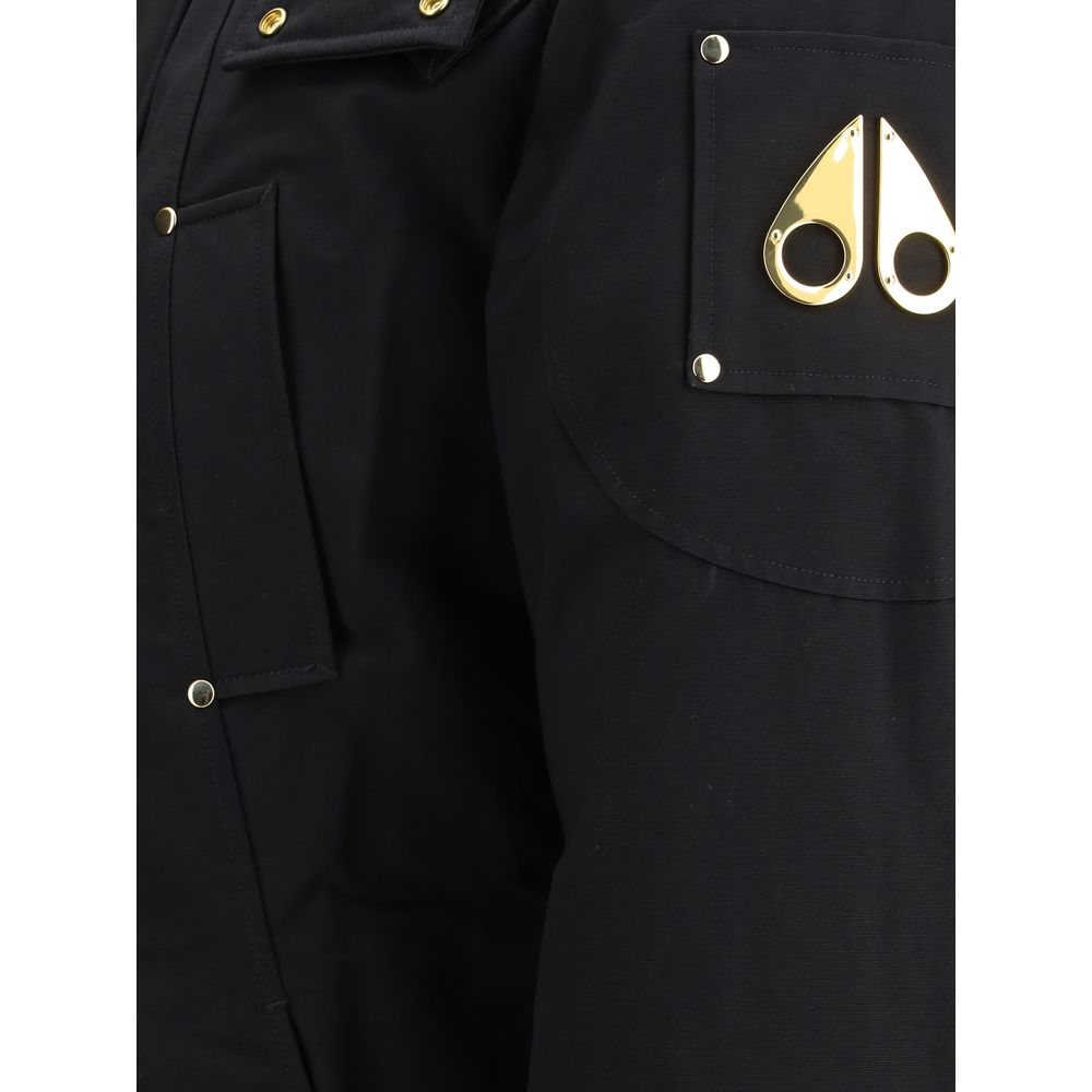 Black Cotton Parka