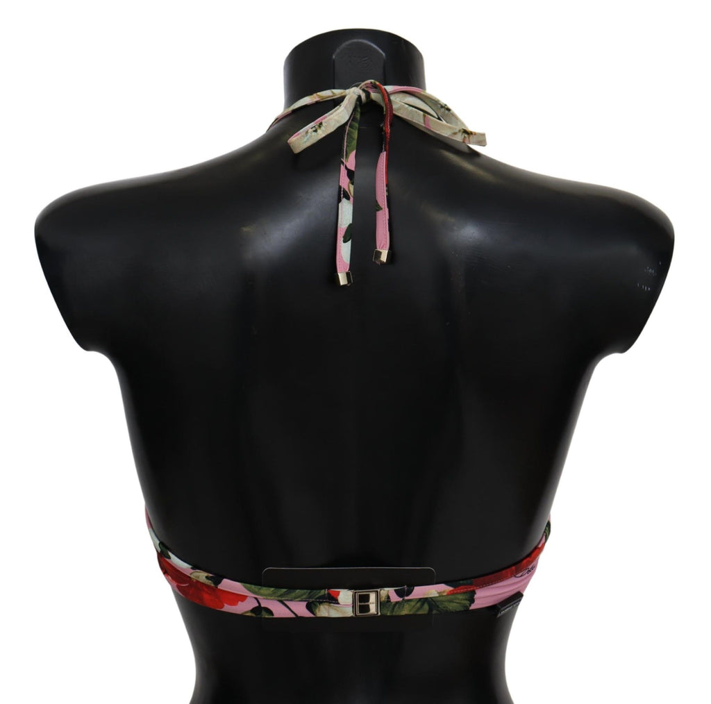 Dolce & Gabbana Multicolor Floral Swimsuit Beachwear Bikini Tops