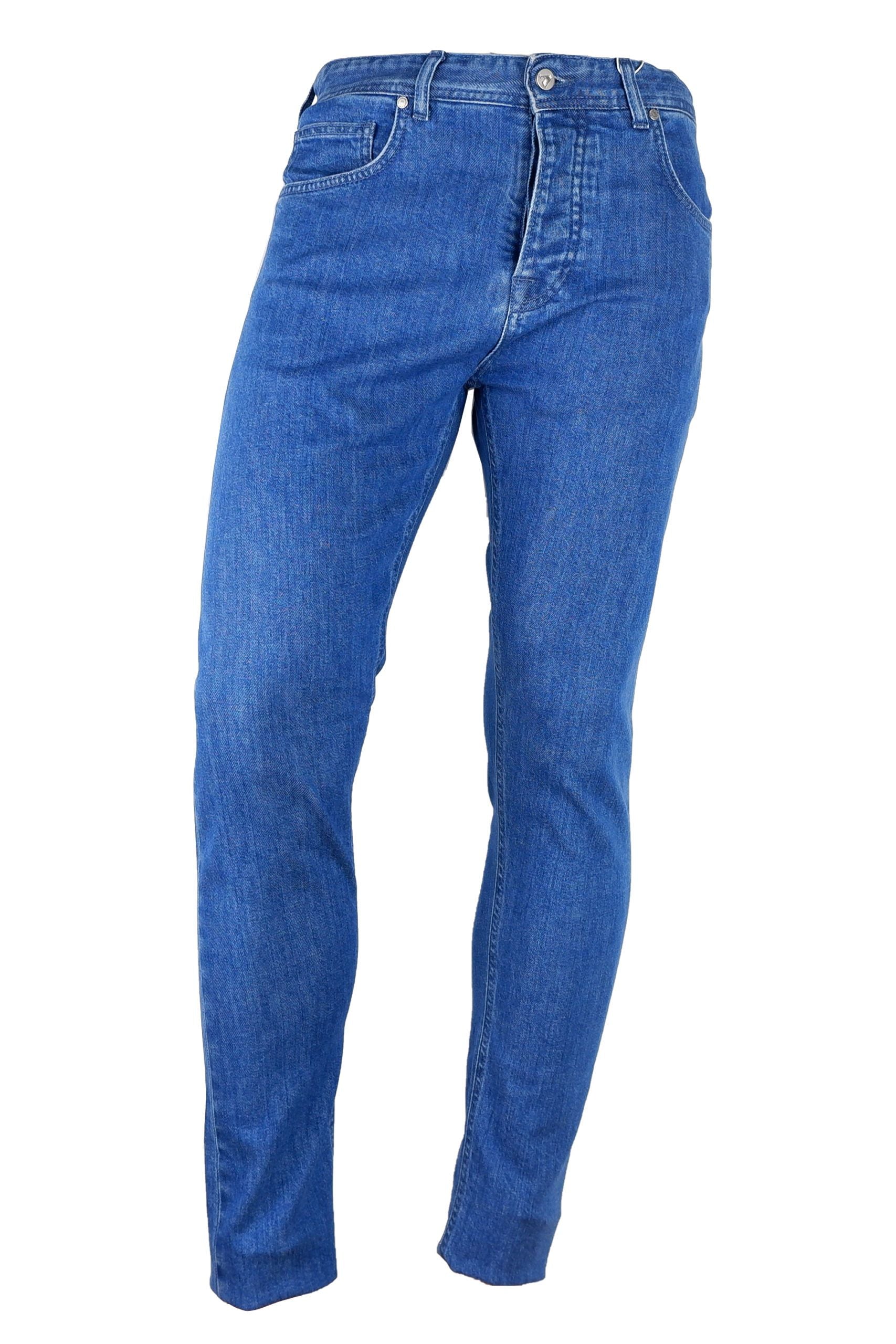 Aquascutum Blue Cotton Jeans Denim