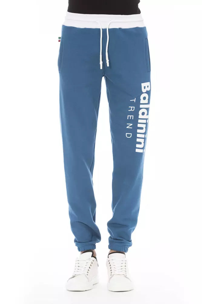 Baldinini Trend Blue Cotton Pant