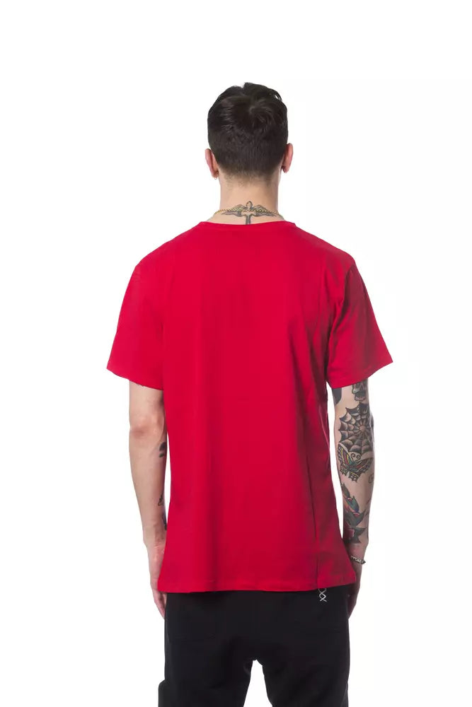 Nicolo Tonetto Red Cotton Men's T-Shirt