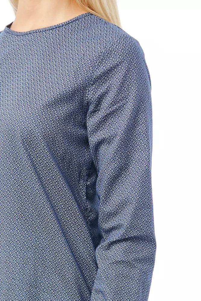 Bagutta Blue Cotton Shirt