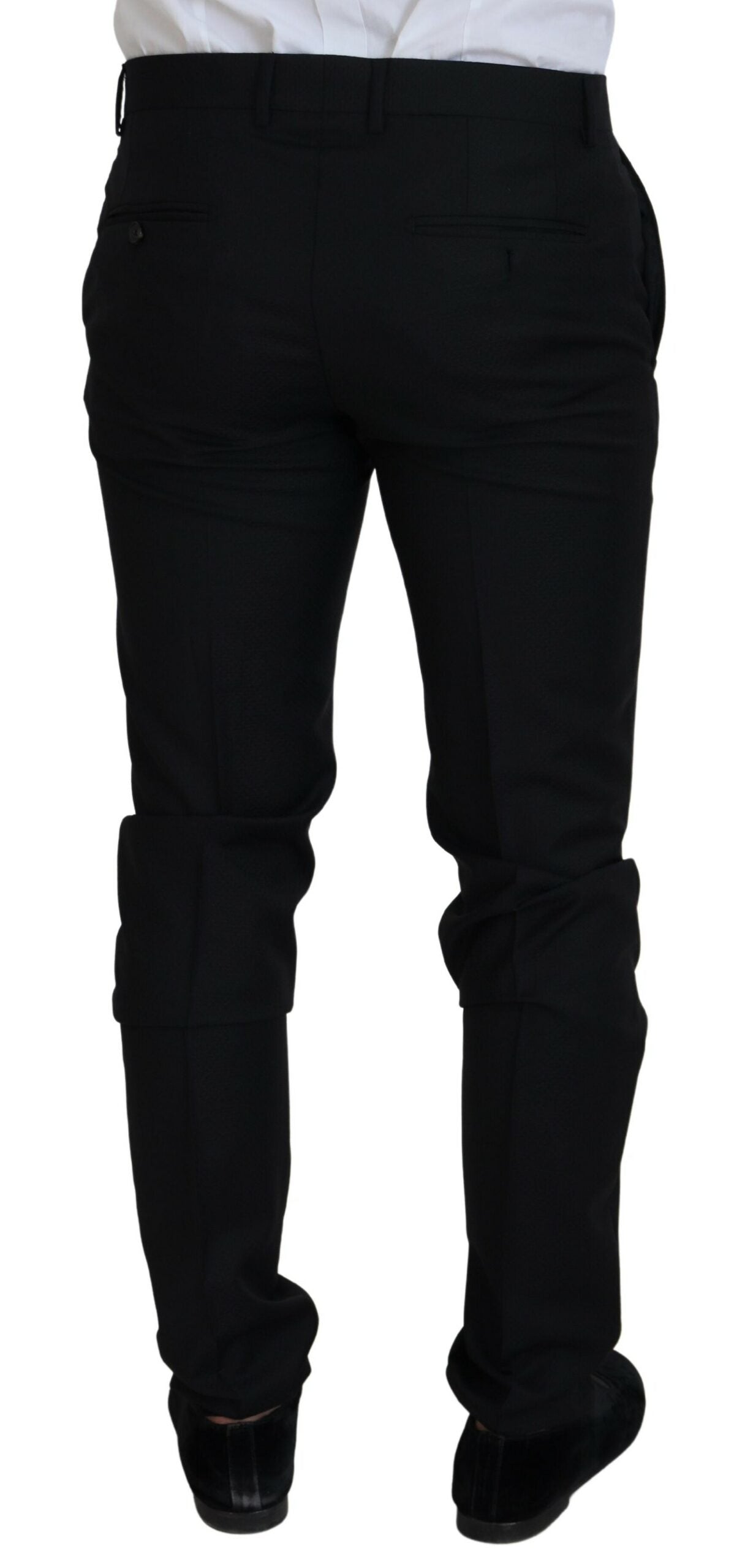 Dolce & Gabbana Black Single Breasted 2 Piece MARTINI Suit