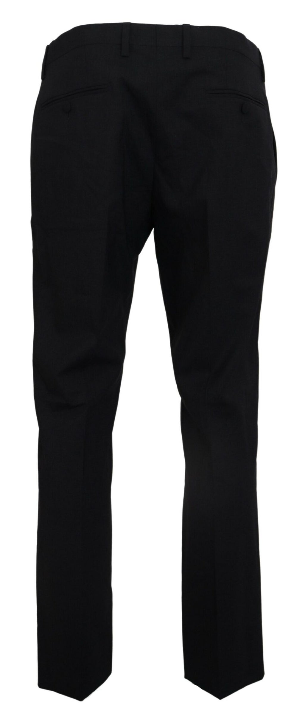 Dolce & Gabbana Gray Wool Stretch Dress Formal Slim Fit Pant