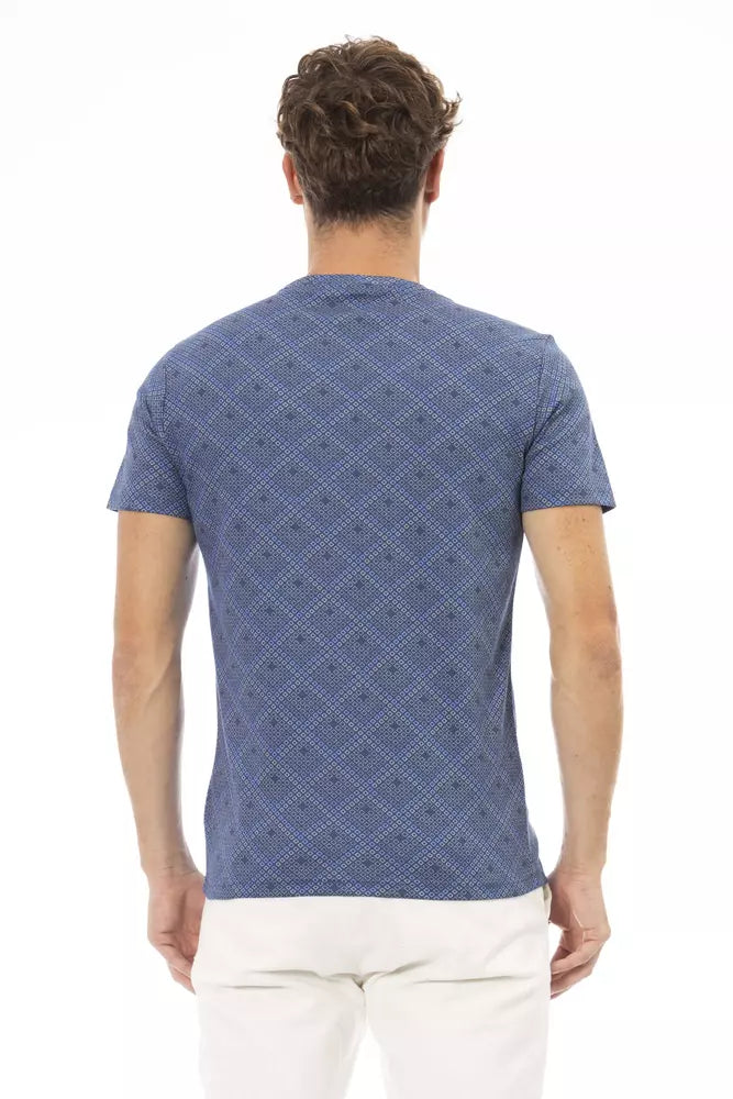 Baldinini Trend Blue Cotton T-Shirt