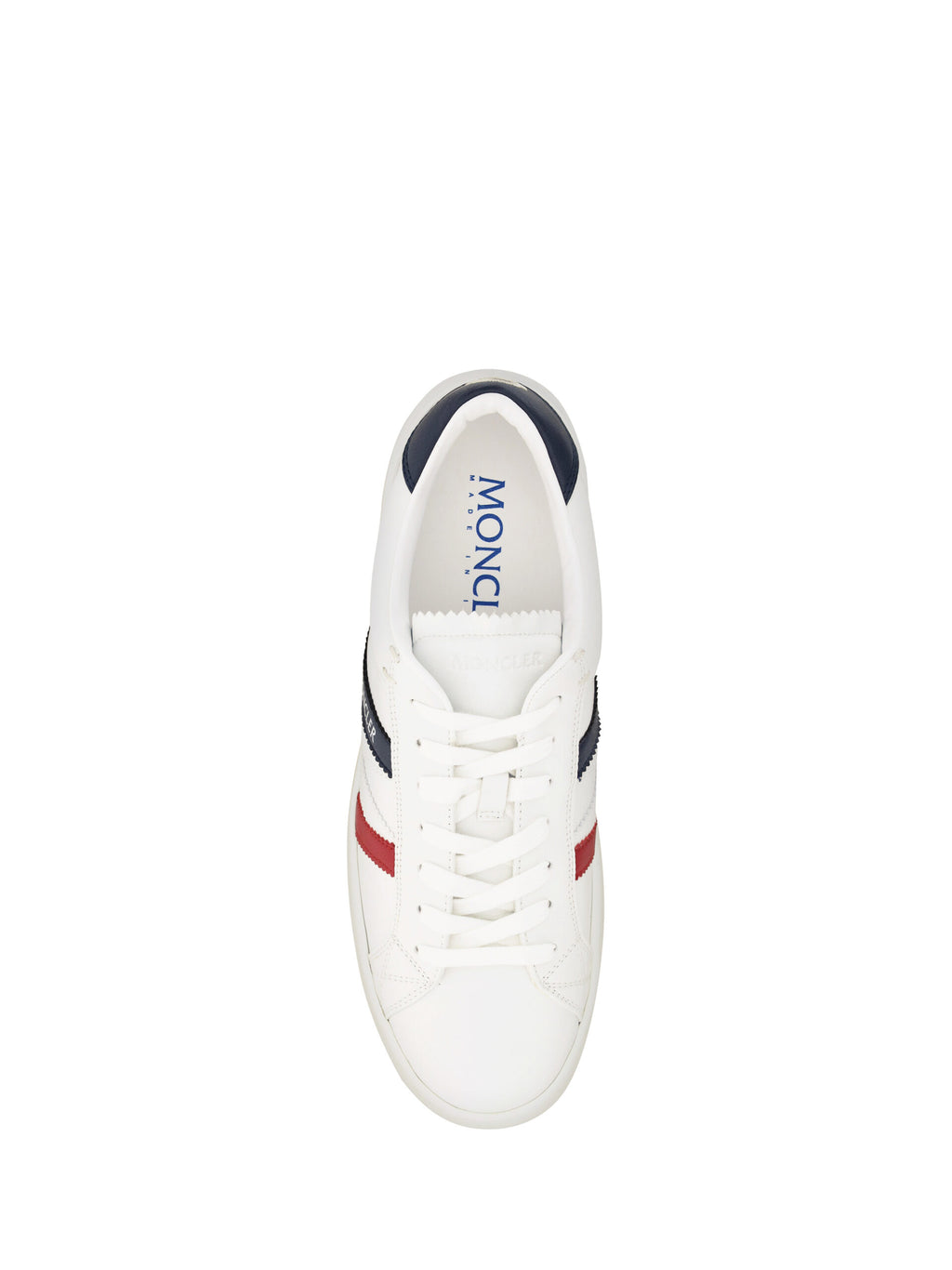 Moncler White Monaco M Low Top Sneakers