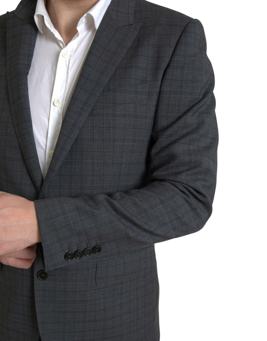 Dolce & Gabbana Gray 2 Piece Single Breasted MARTINI Suit