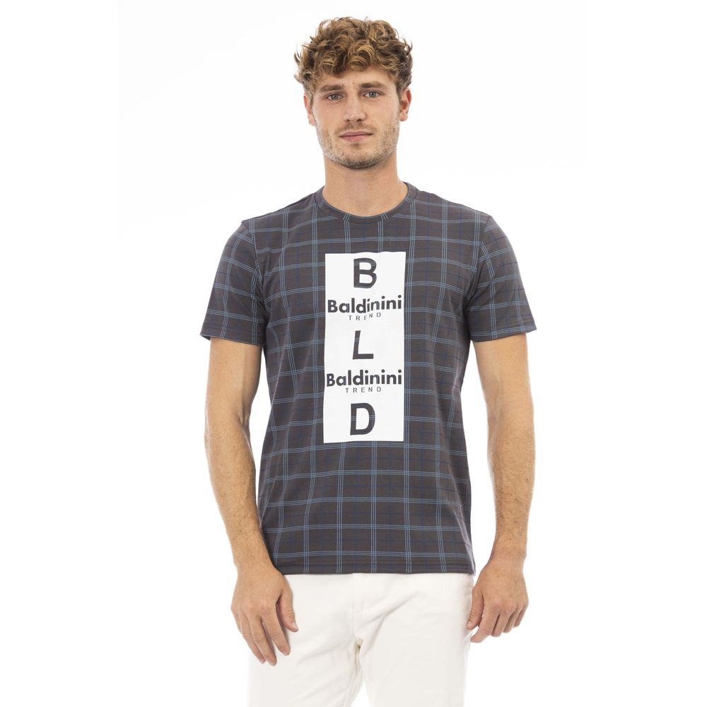 Baldinini Trend Gray Cotton T-Shirt