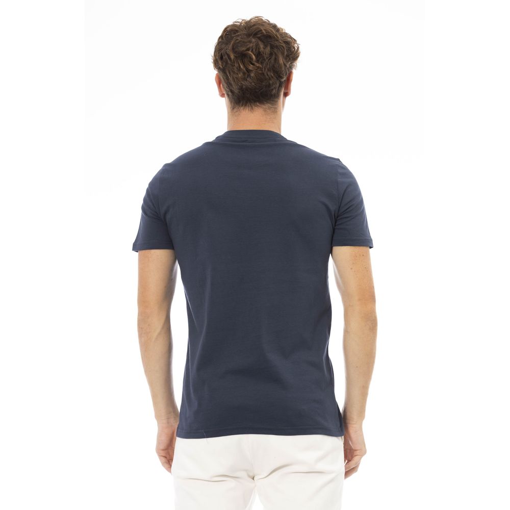 Baldinini Trend Blue Cotton T-Shirt