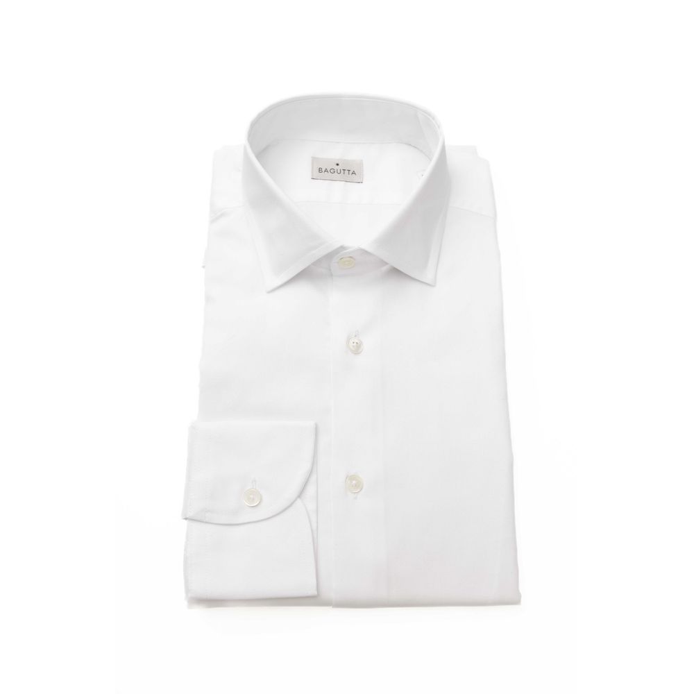 Bagutta White Cotton Shirt