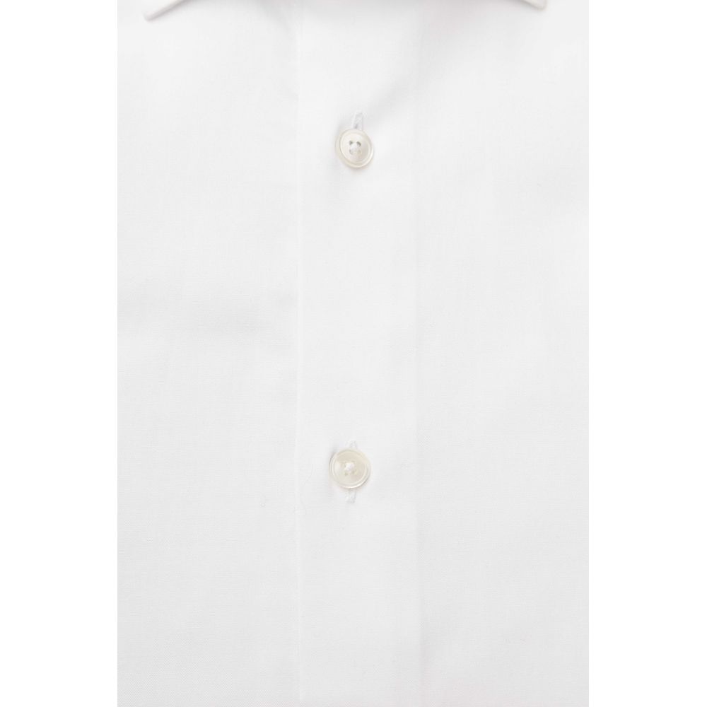Bagutta White Cotton Shirt