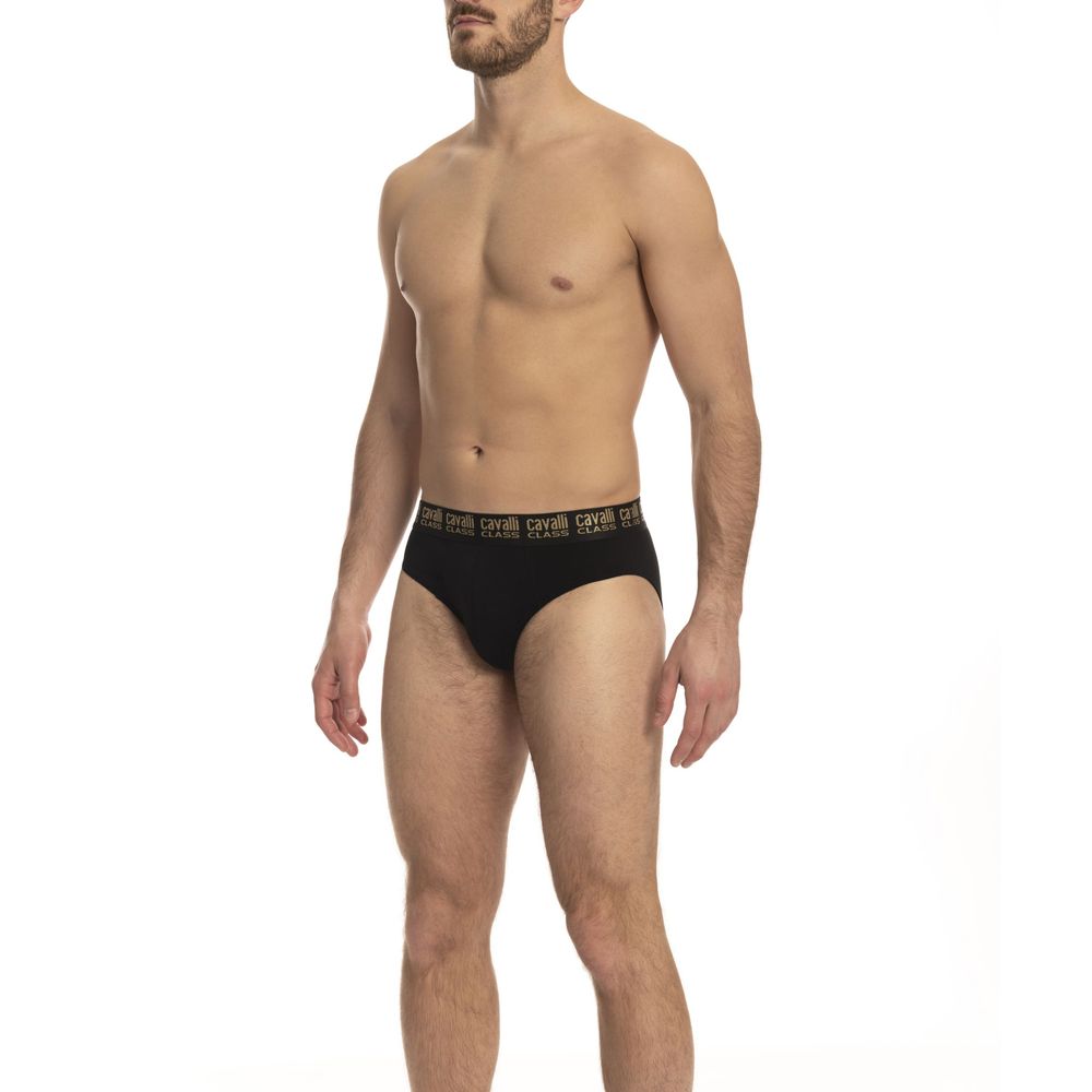 Cavalli Class Black Cotton Boxer