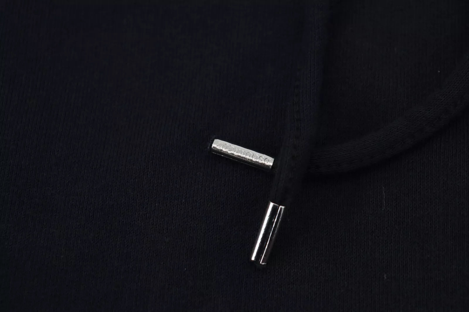 Dsquared² Black Tie Dye Cotton Hooded Sweatshirt Sweater