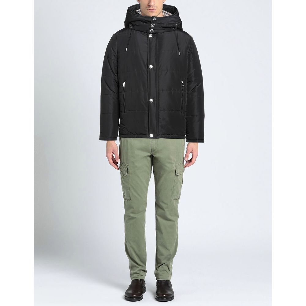 Aquascutum Black Polyamide Jackets & Coat