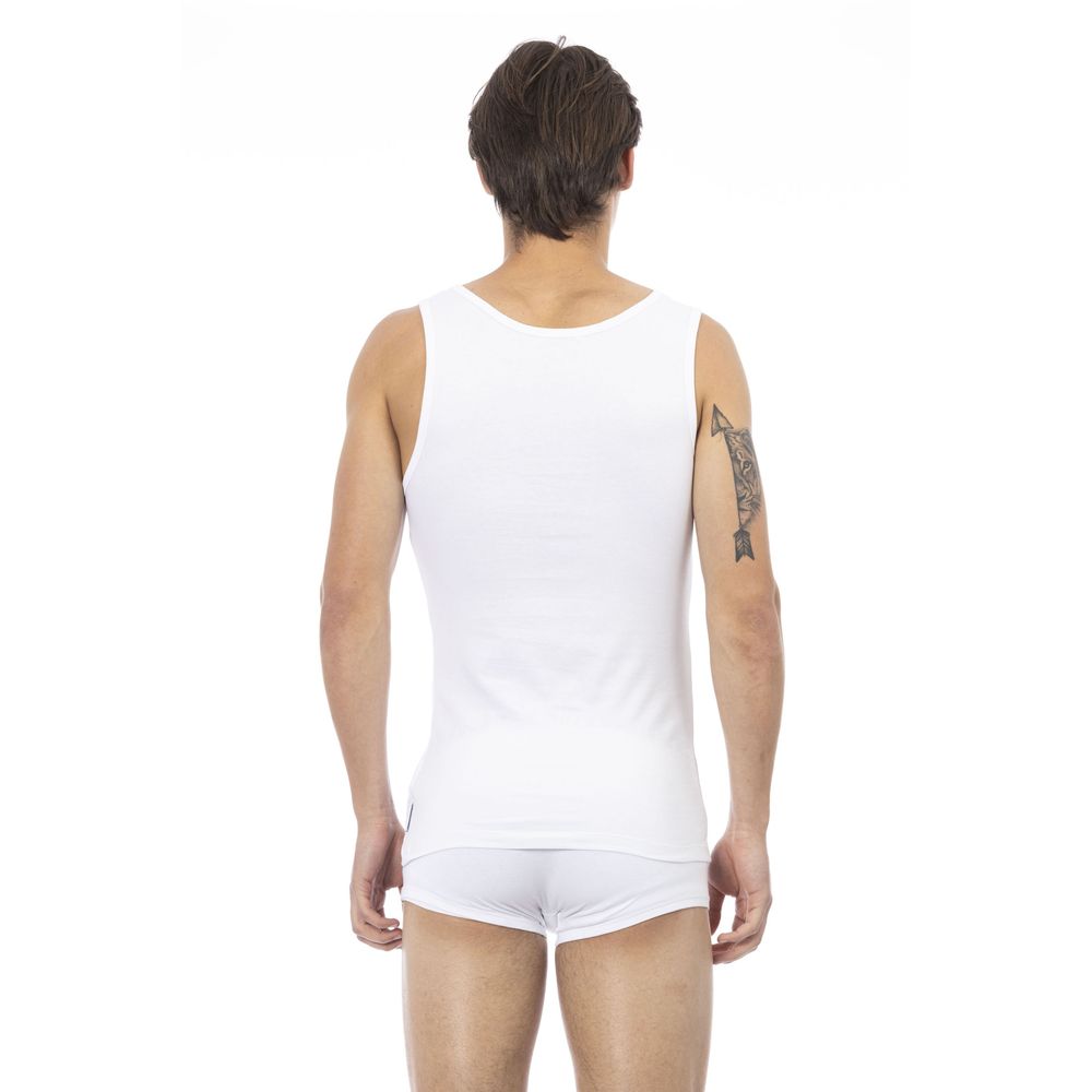 Bikkembergs White Cotton T-Shirt
