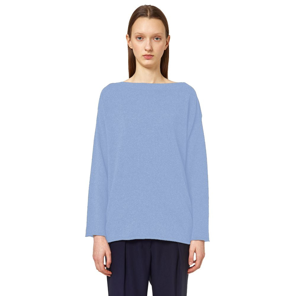 Alpha Studio Blue Cashmere Sweater