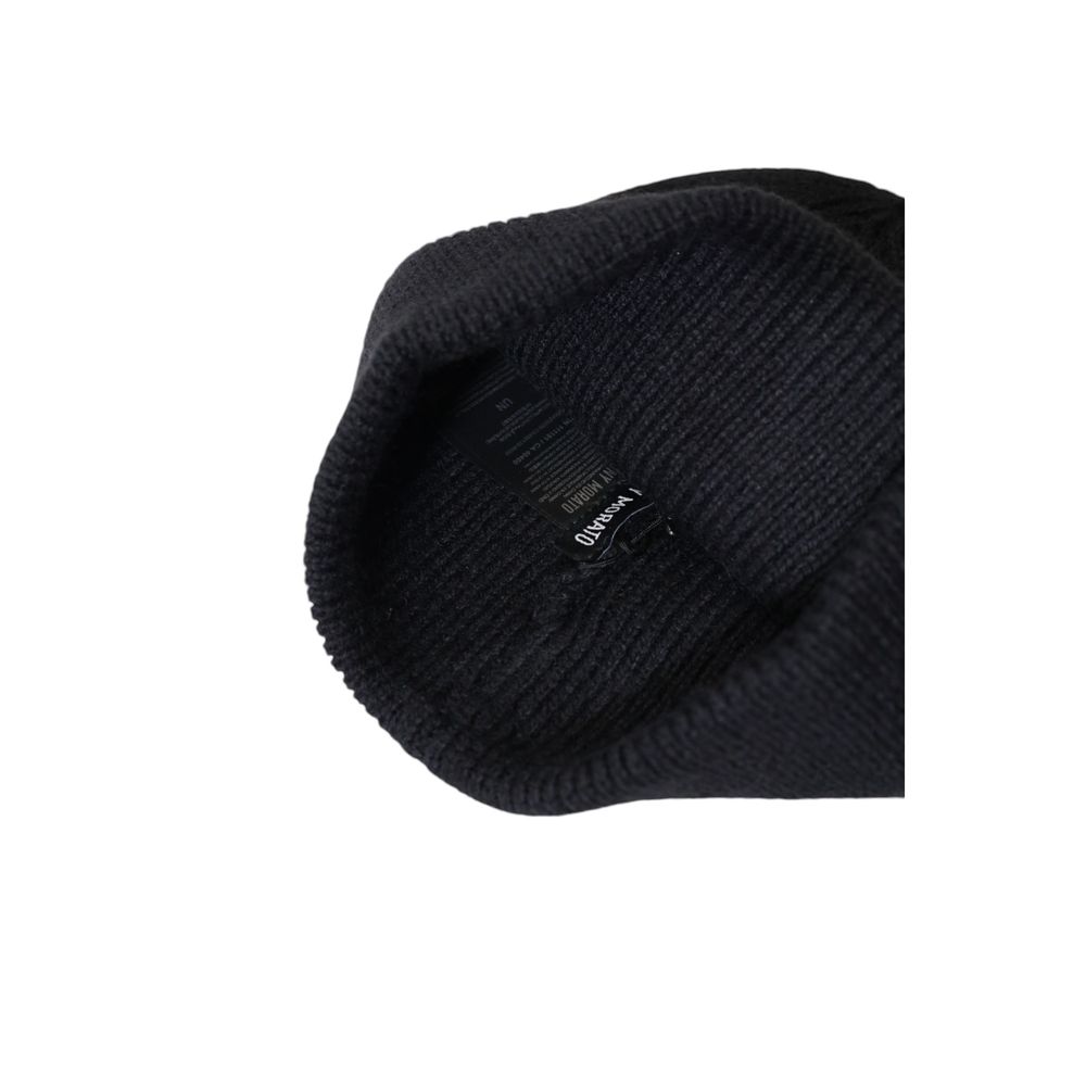 Antony Morato Black Wool Cap (Baseball Hat)