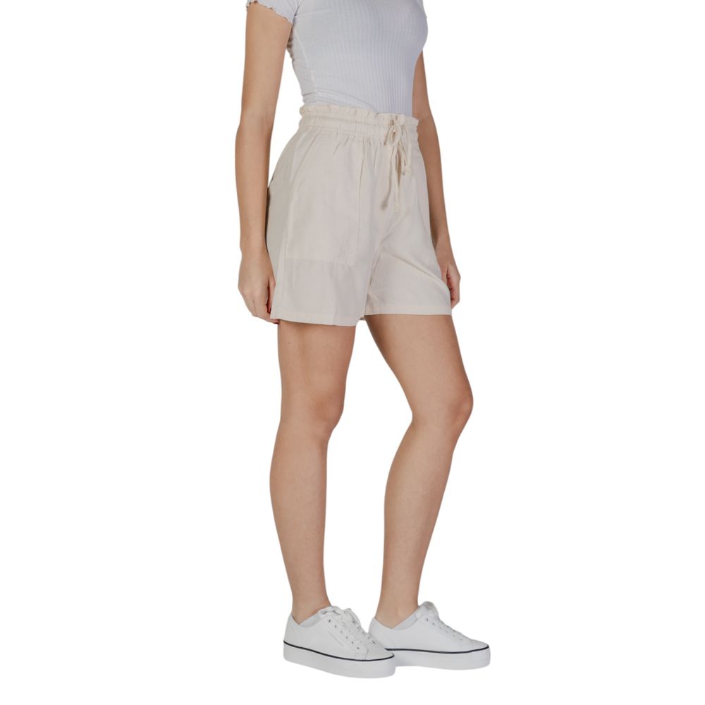 B.Young Beige Cotton Shorts