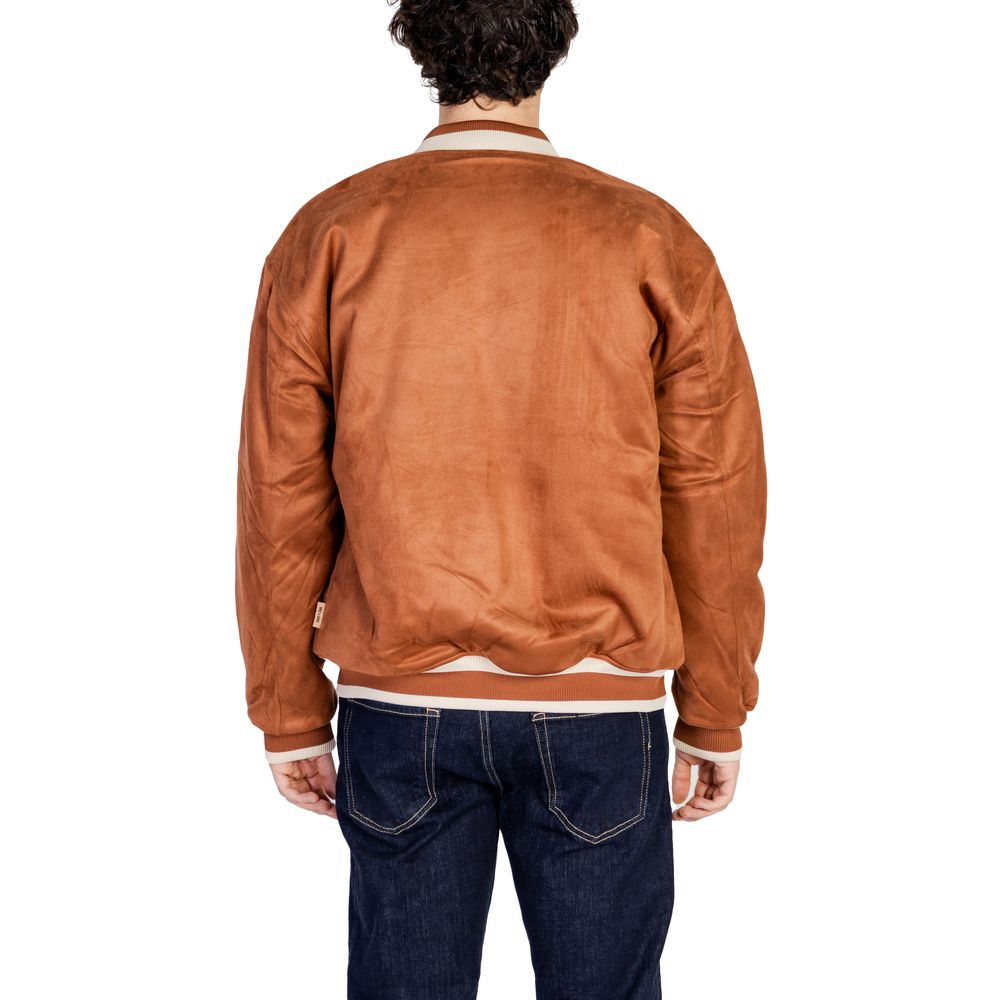 Only & Sons Brown Polyester Bomber