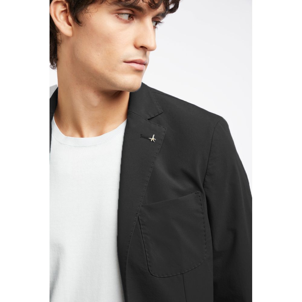 AT.P.CO Black Polyamide Men's Classic Jacket