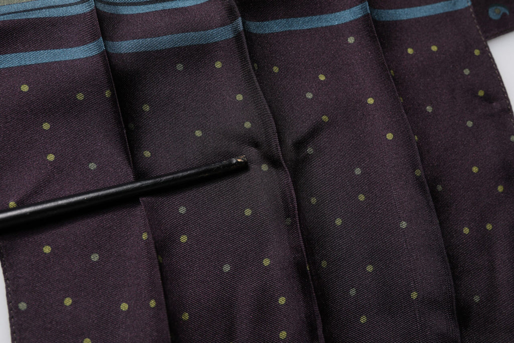 Purple Fantasy Silk Neck Wrap Shawl Scarf