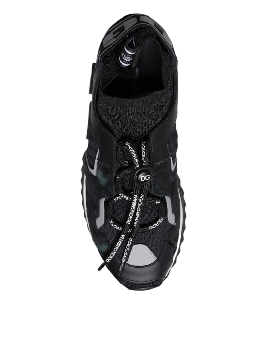 Black Mesh Sorrento Trekking Sneakers Shoes