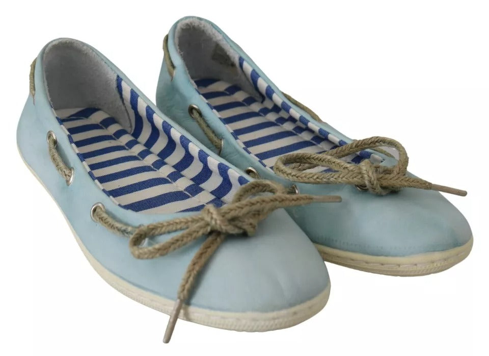 Minnesota Blue Stripe Flat Slip-On Shoes