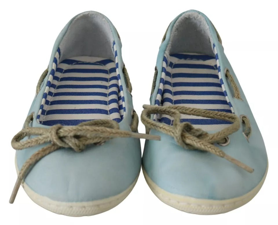 Minnesota Blue Stripe Flat Slip-On Shoes
