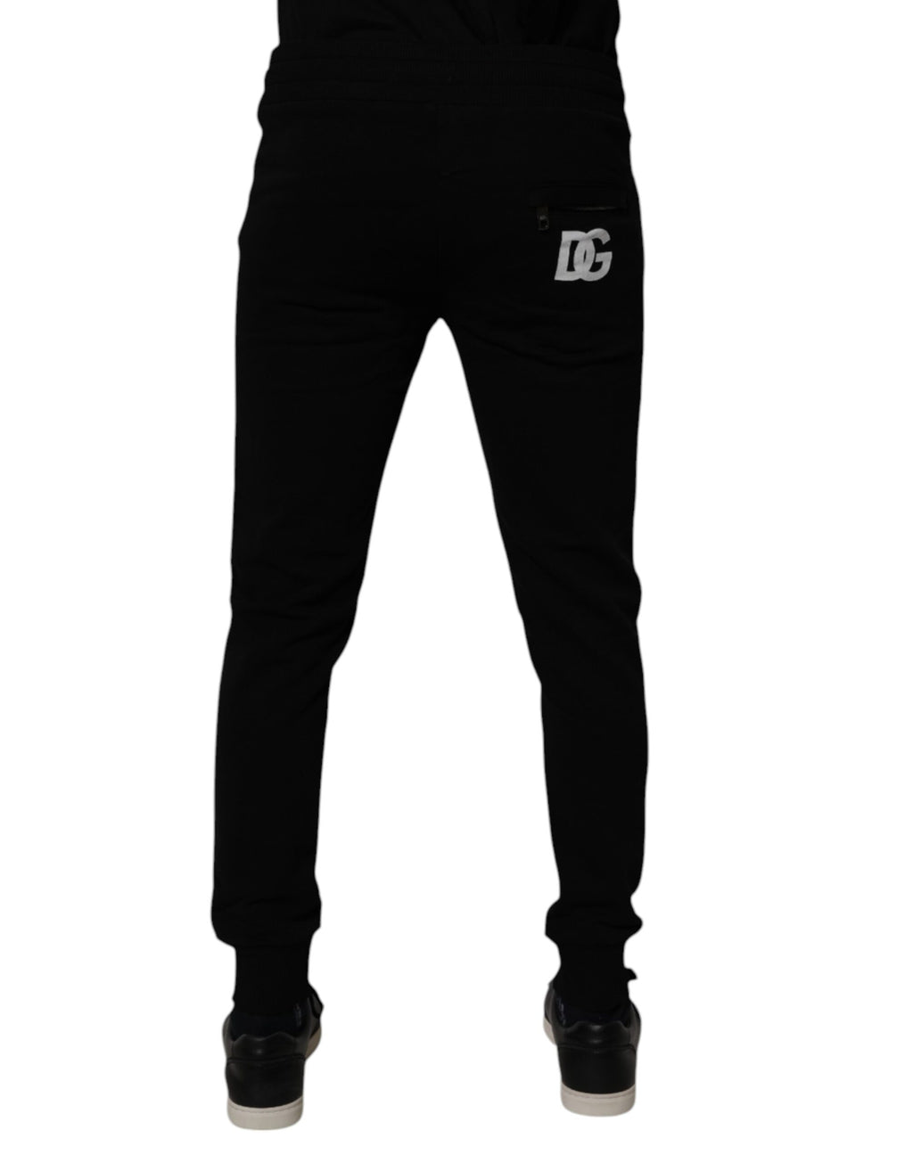 Black Cotton Jogger Sweatpants Pants