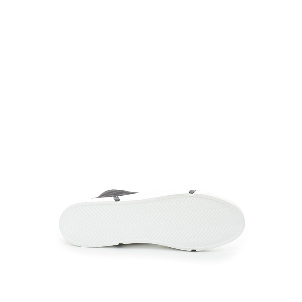 Roberto Cavalli Black Suede Leather High Top Sneakers