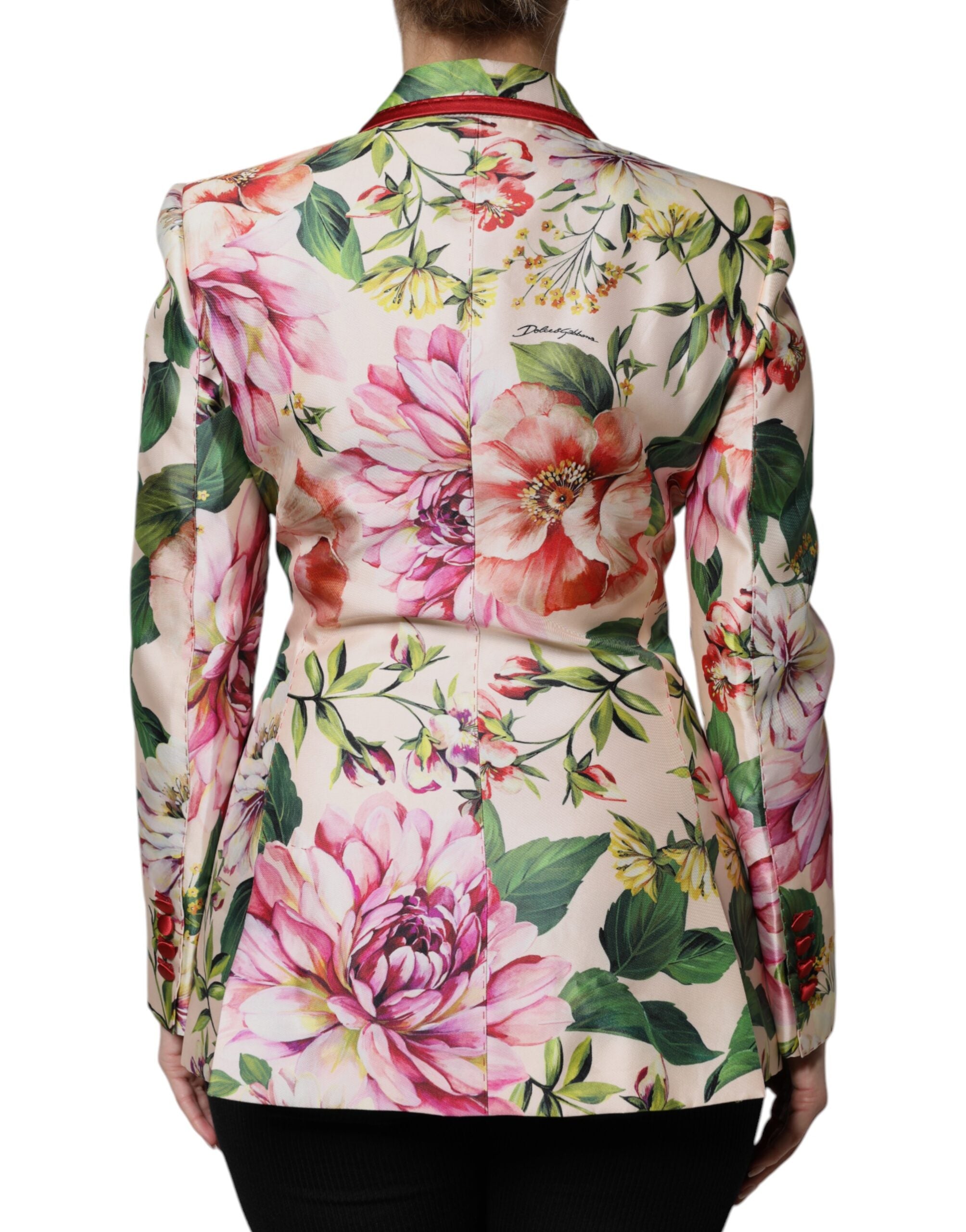Multicolor Floral Double Breasted Jacket