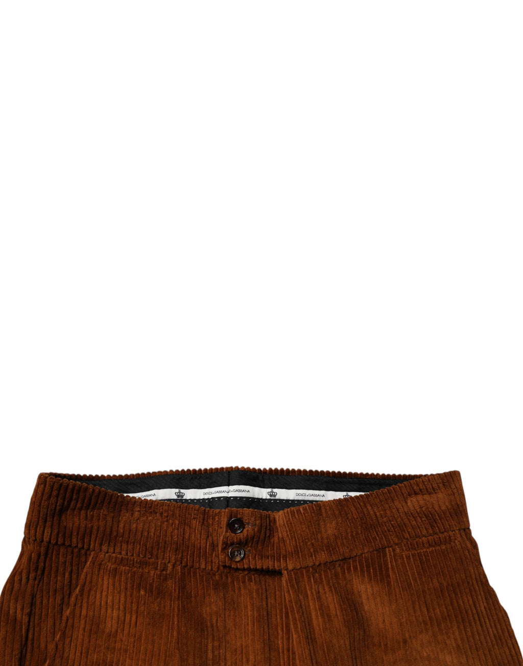 Dark Brown Corduroy Cotton Skinny Denim Jeans