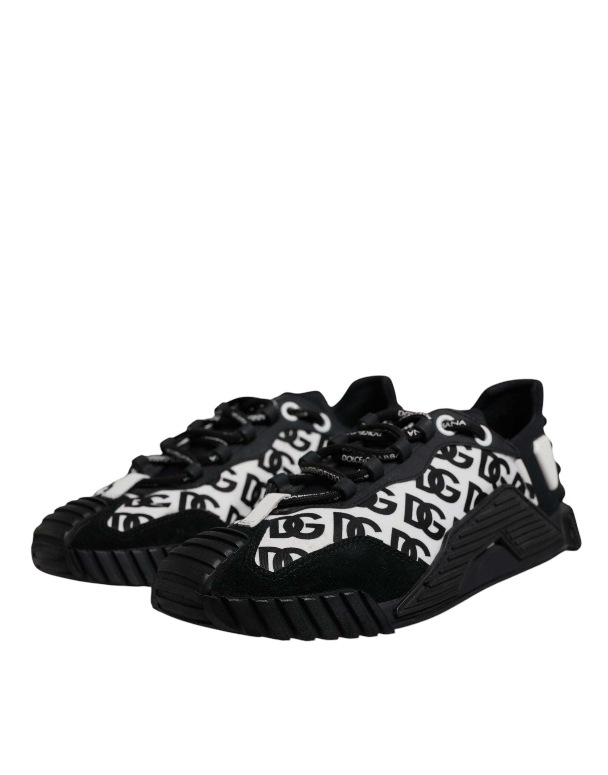 Black Logo Lace Up Low Top NS1 Sneakers Shoes
