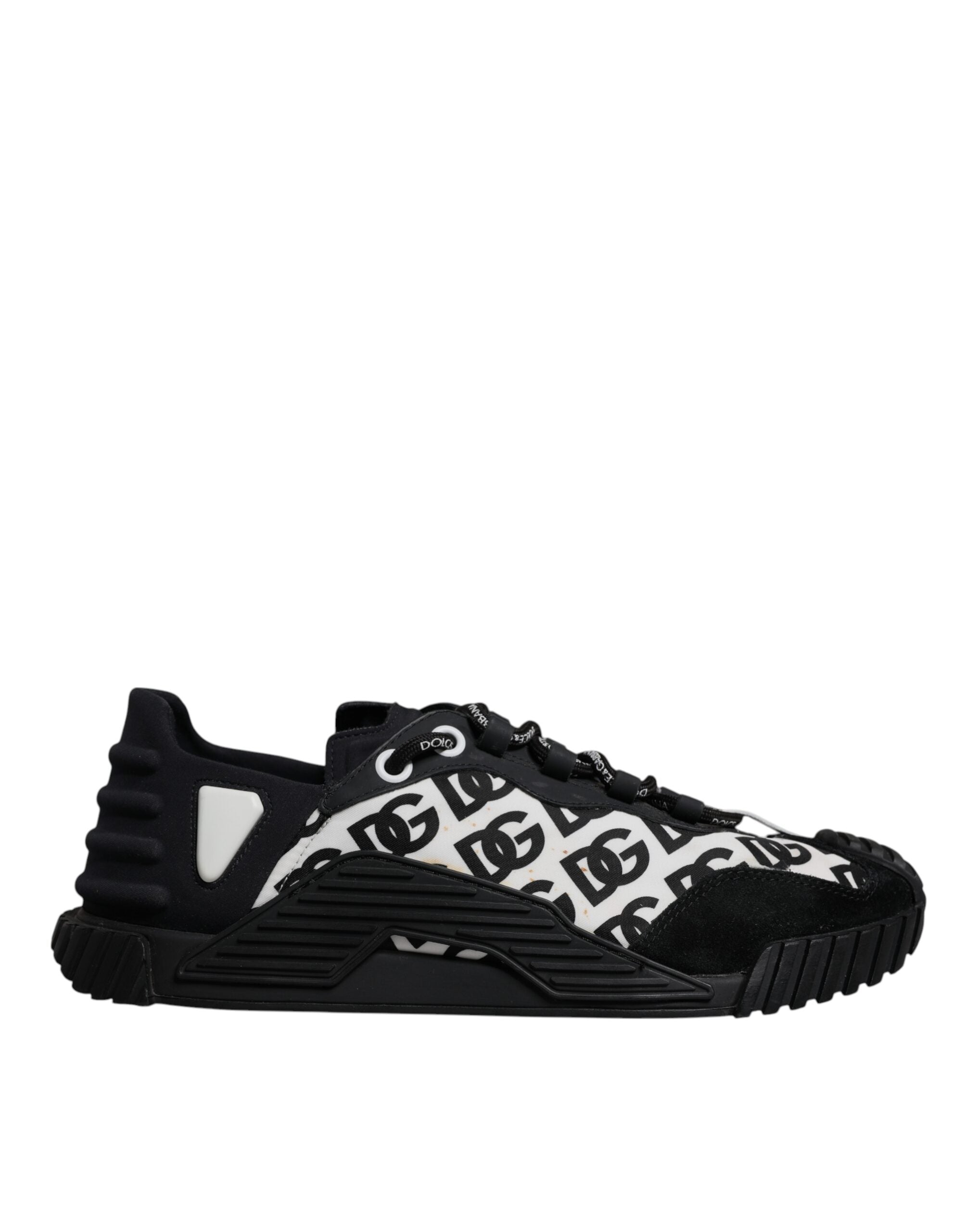 Black Logo Lace Up Low Top NS1 Sneakers Shoes