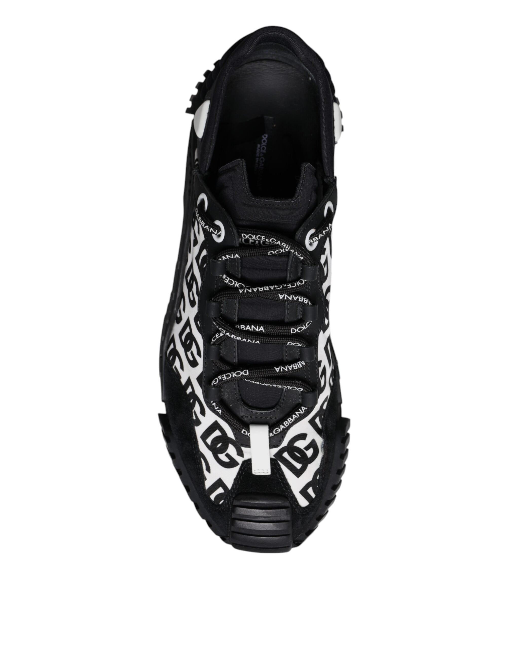 Black Logo Lace Up Low Top NS1 Sneakers Shoes