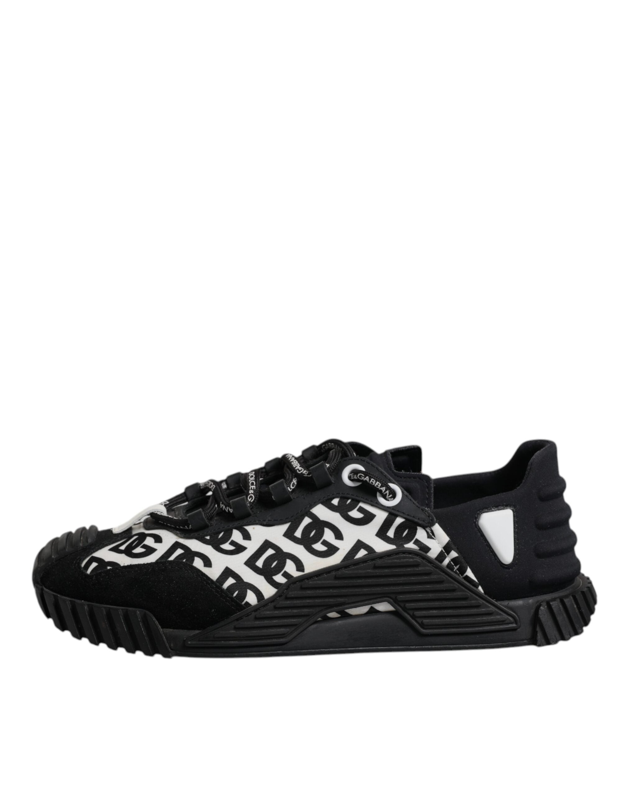 Black Logo Lace Up Low Top NS1 Sneakers Shoes