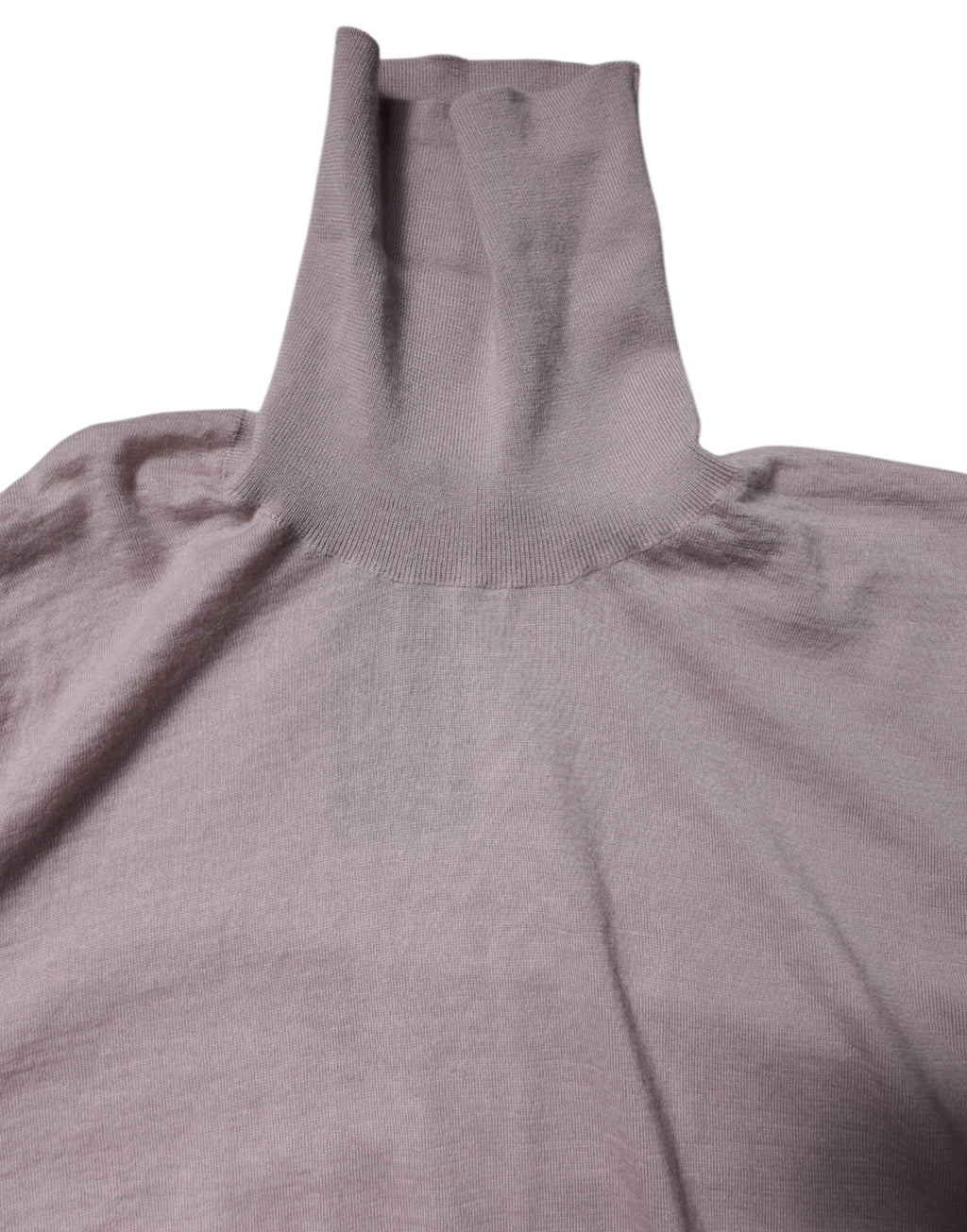 Brown Cashmere Turtleneck Pullover Sweater