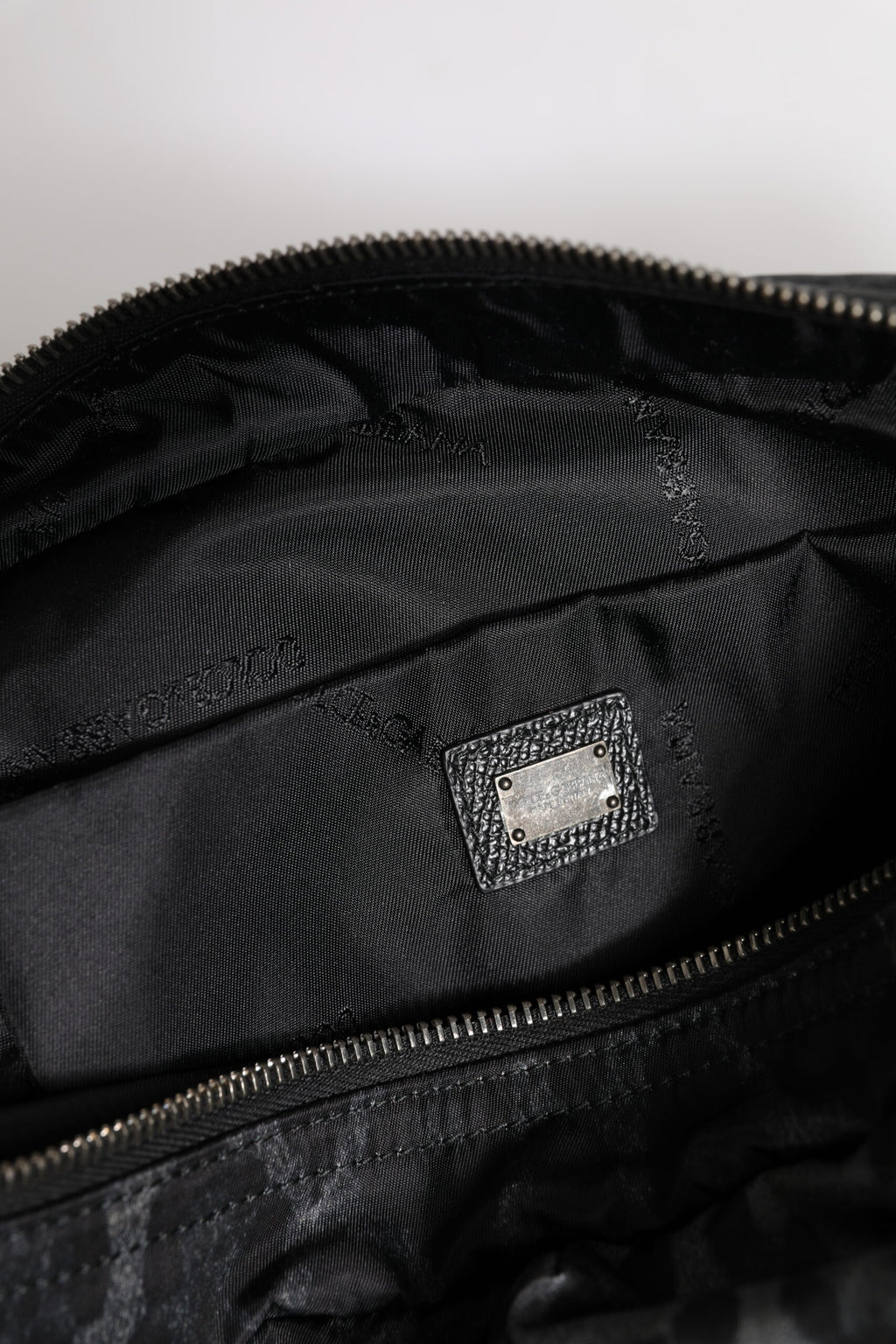 Black Gray Leopard DG Logo Belt Waist Fanny Pack Bag