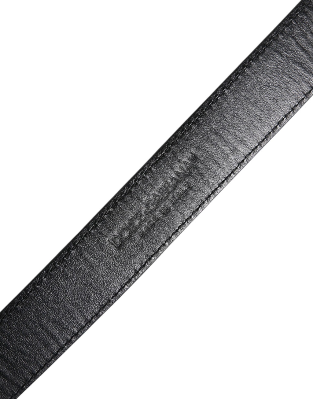 Brown White Pony Leather Metal Buckle Belt