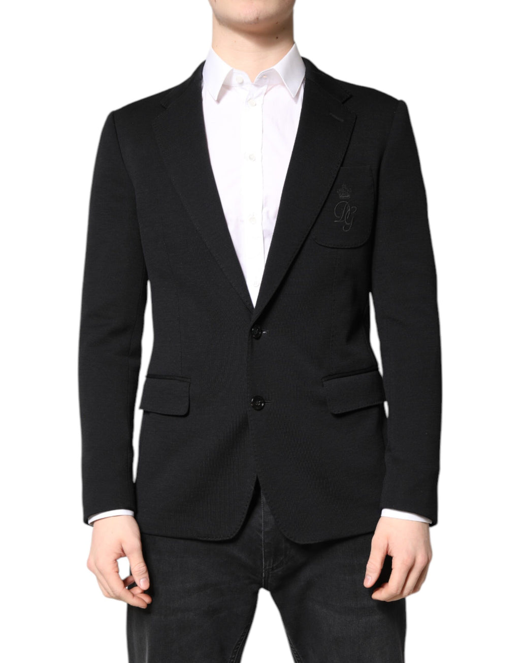 Black Wool Slim Fit Coat Blazer Jacket Suit