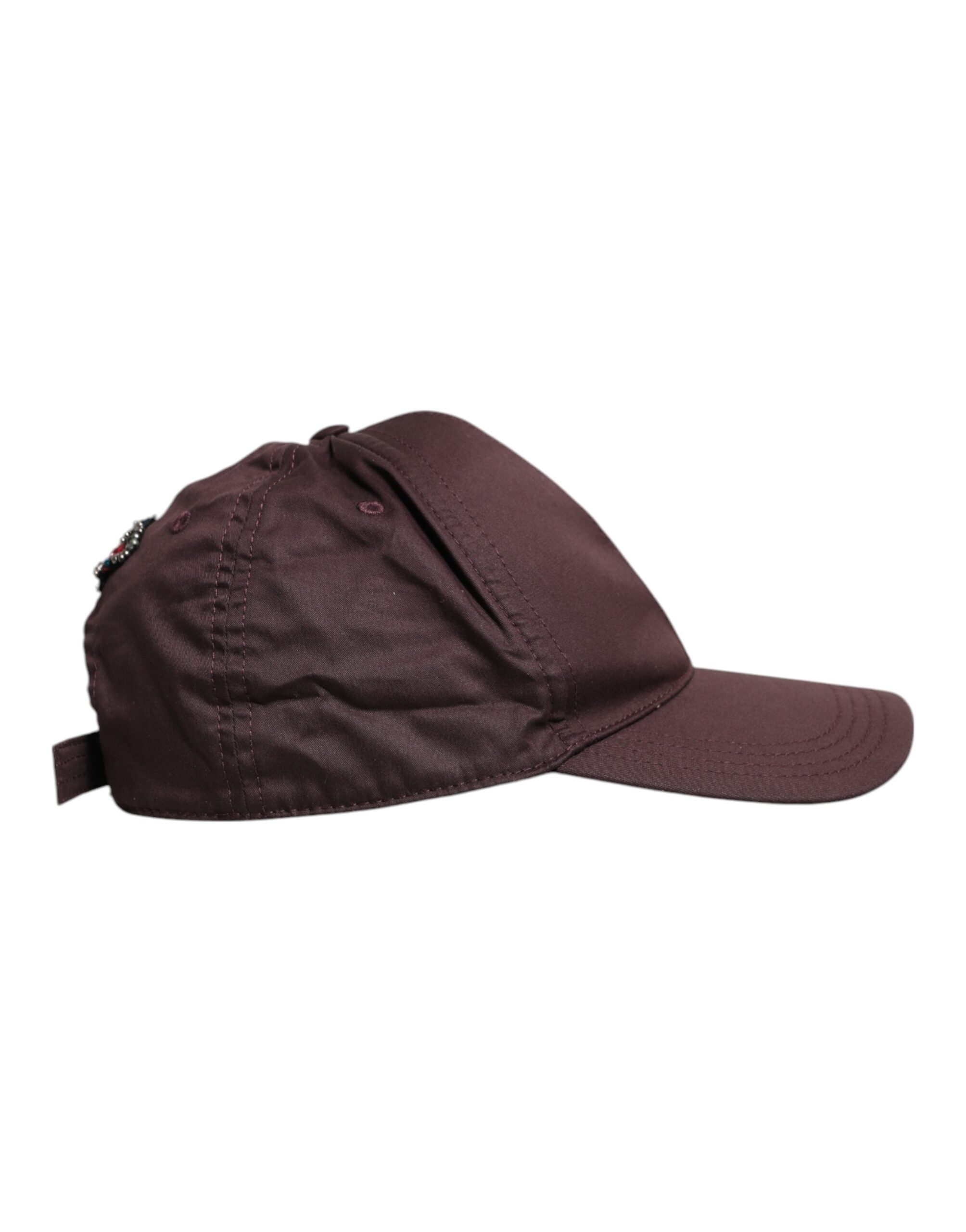 Brown Cotton DG Crown 6 Panels Baseball Cap