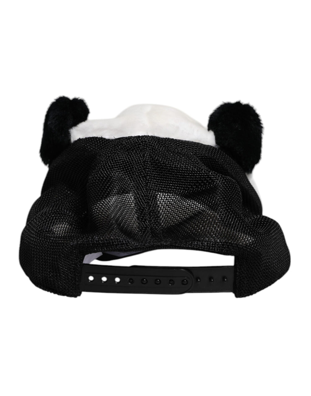 Black White Panda Fur Women Baseball Cap
