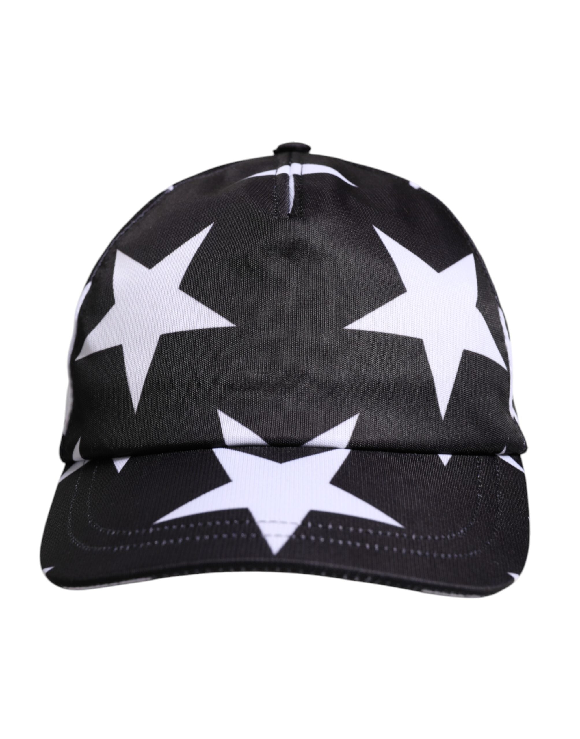 Black Star Print Polyester Baseball Cap