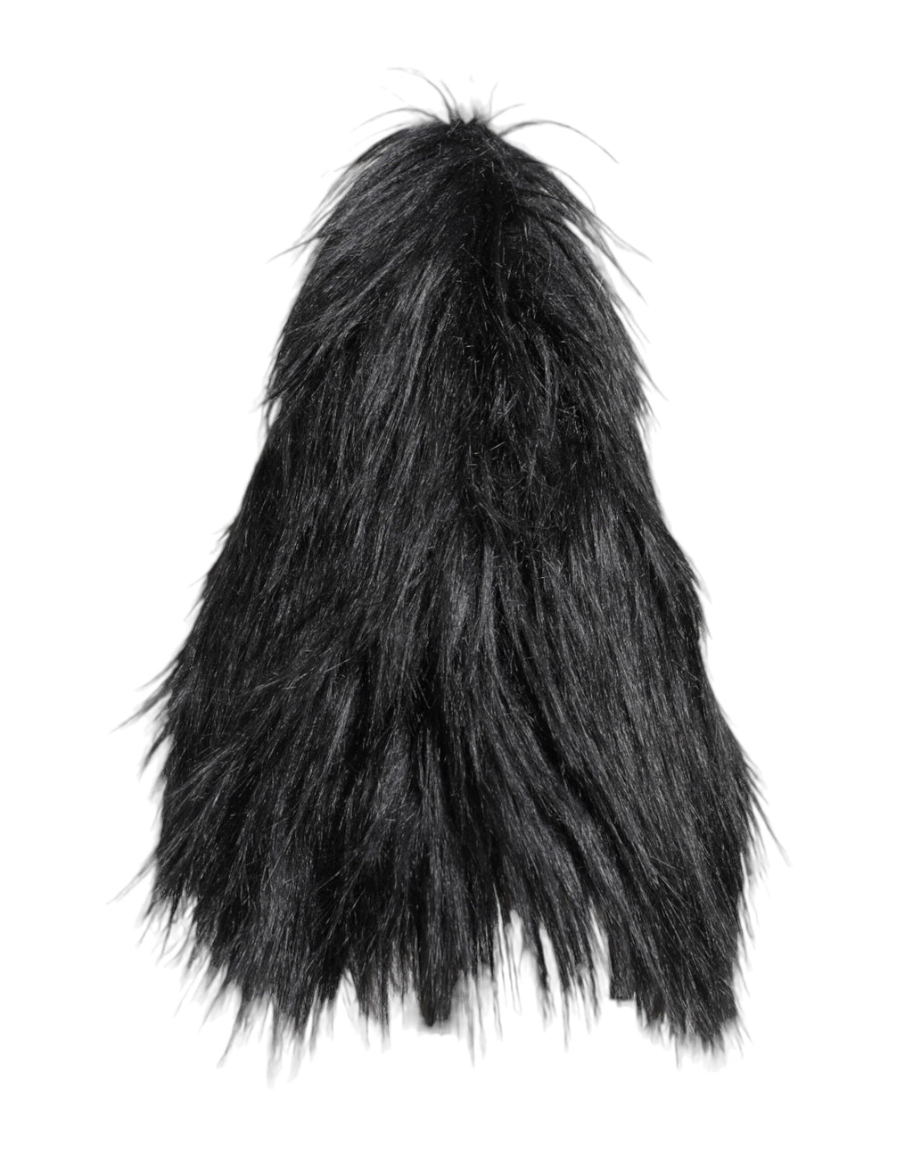 Black Acrylic Fur Womens Bucket Hat