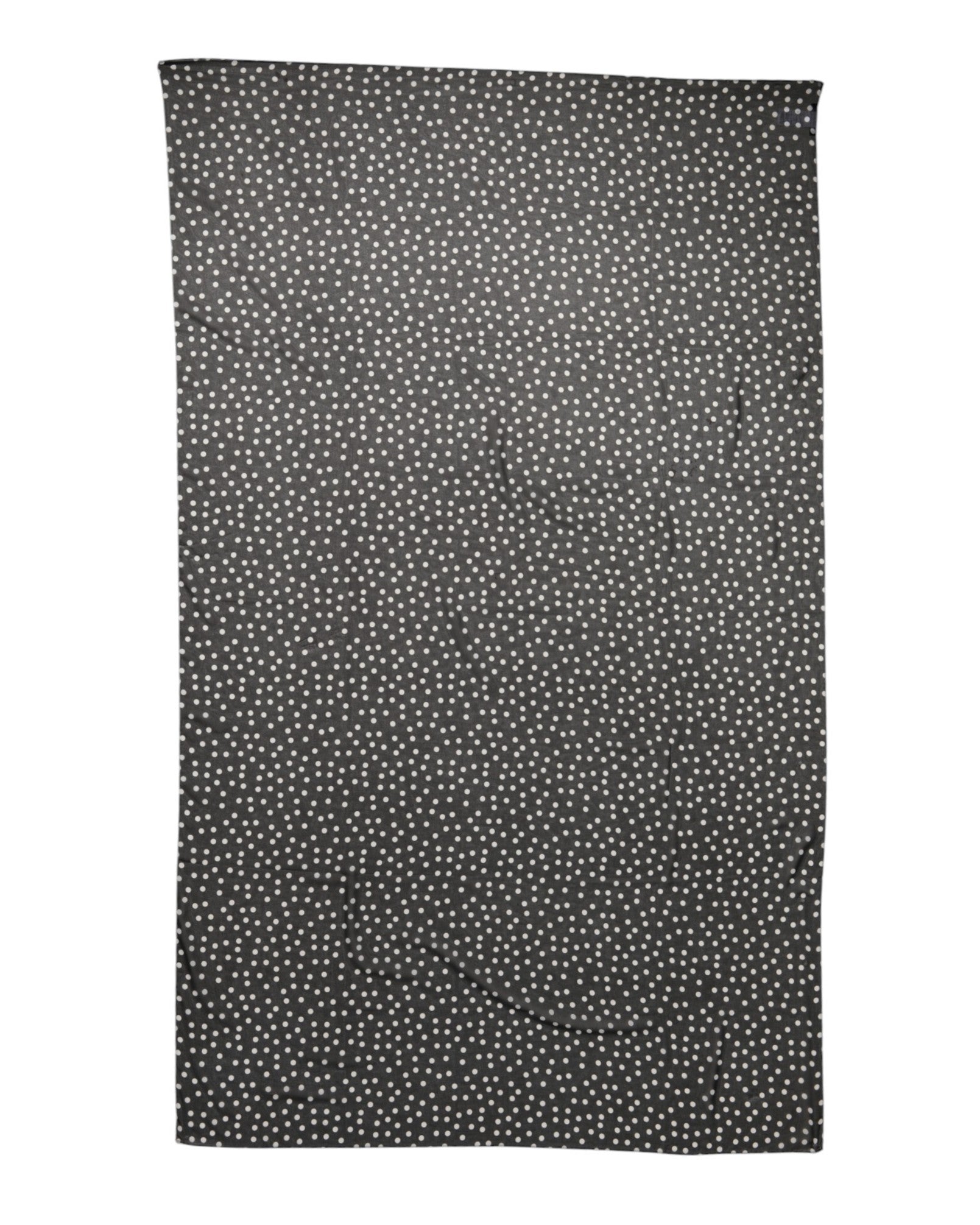 Black Polka Dots Polyester Wrap Shawl Scarf