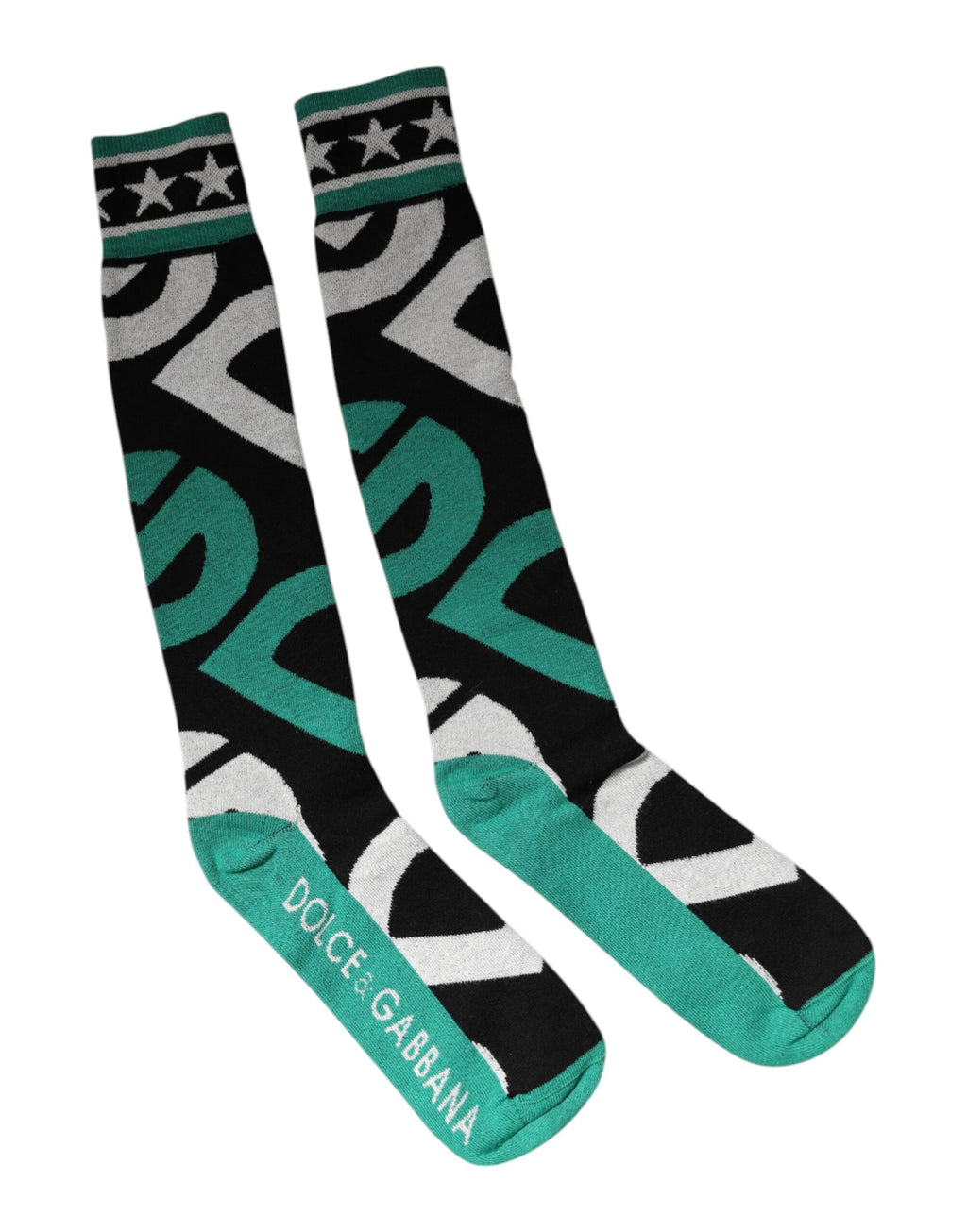 Multicolor Cotton Stretch Over Calf Socks