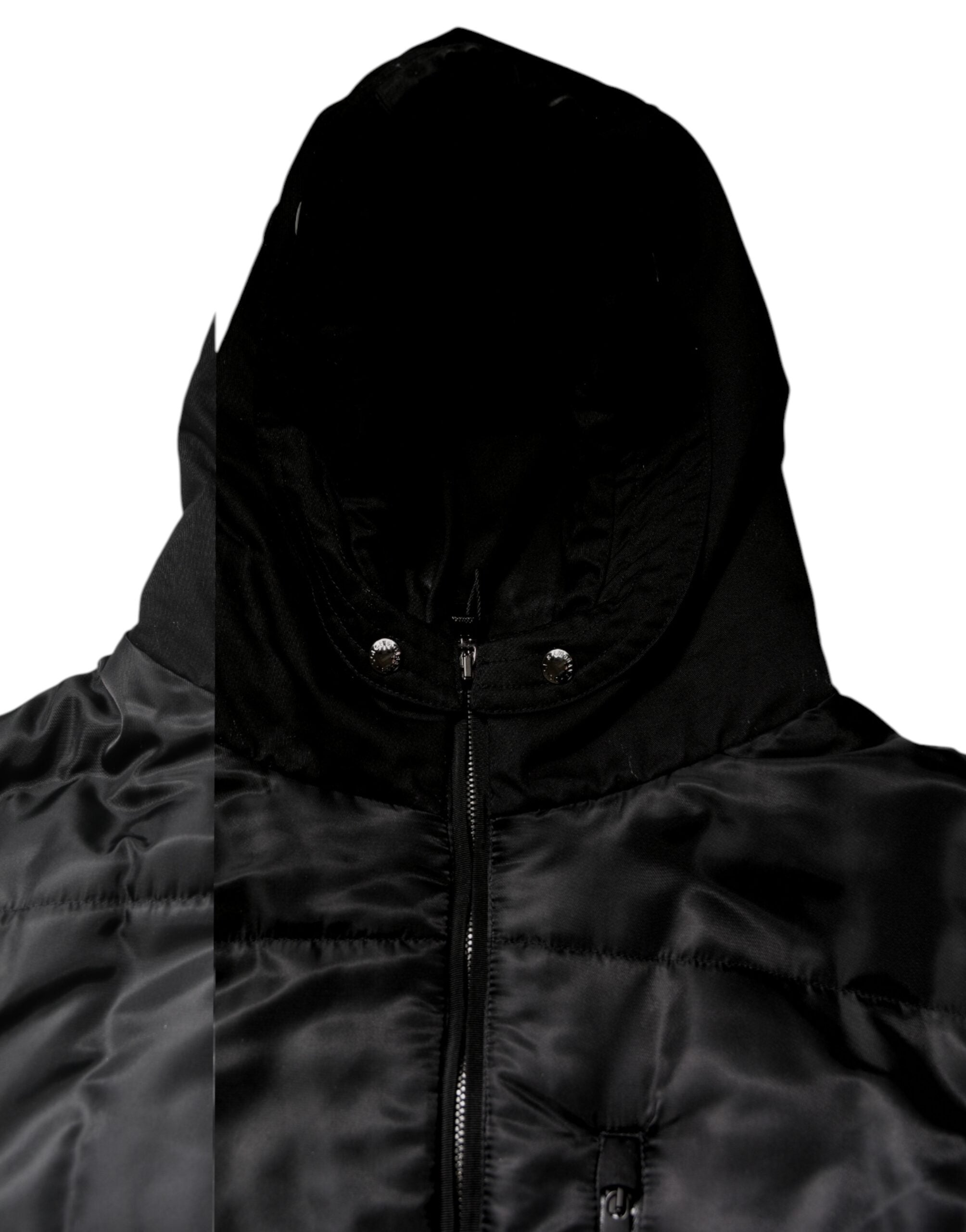 Black Hooded Parka Winter Men Coat Jacket