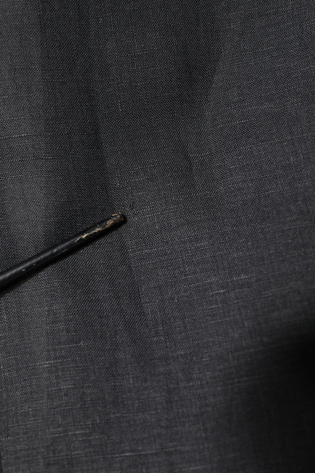 Black Linen Single Breasted Men Coat Blazer