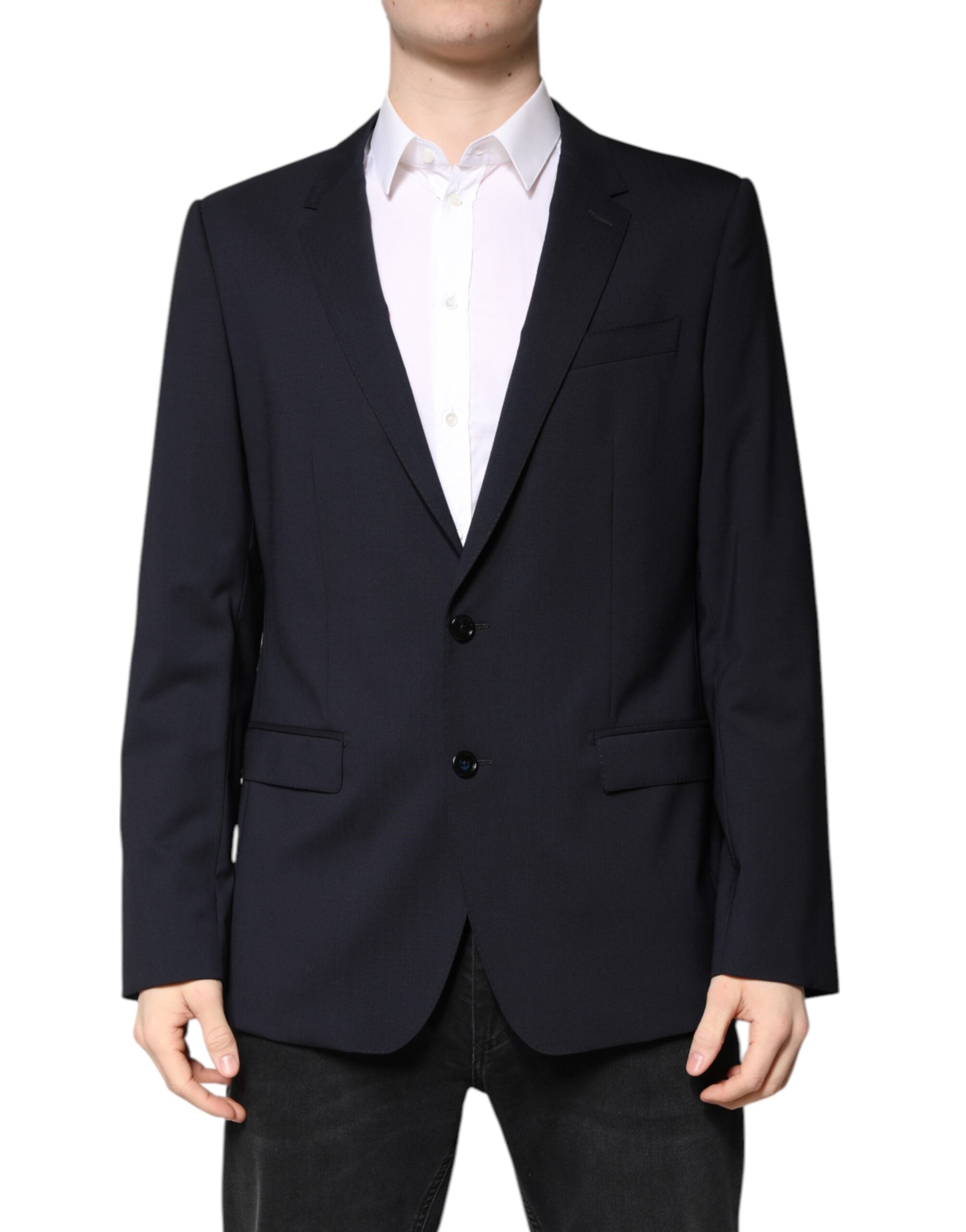 Black MARTINI Single Breasted Coat Blazer