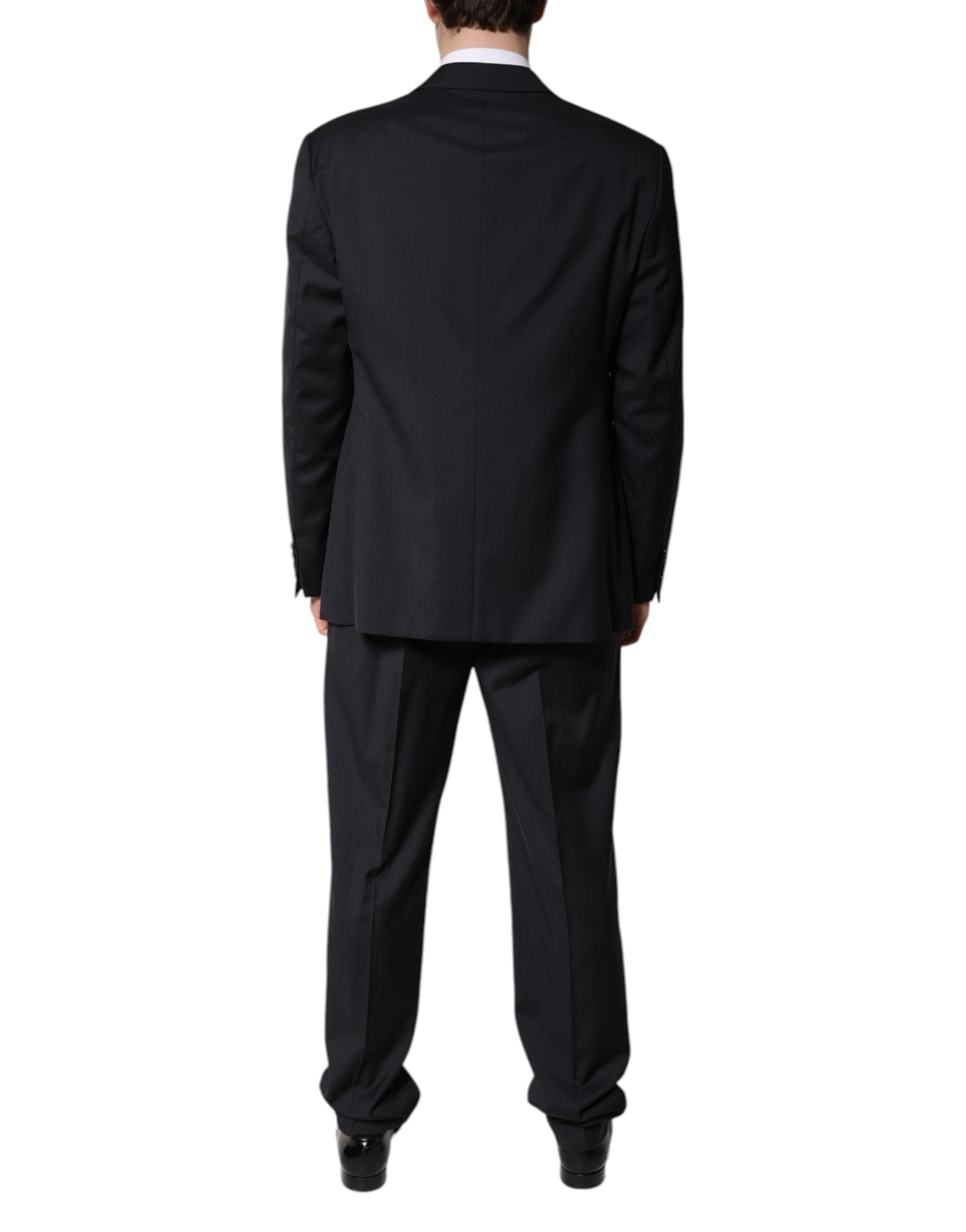Black Single Breasted Formal 2 Piece Suit